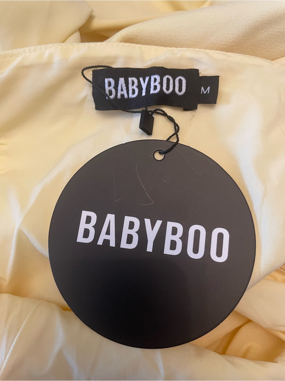 New BabyBoo Women MALIYAH MAXI DRESS LEMON Size Medium - Picture 13 of 16